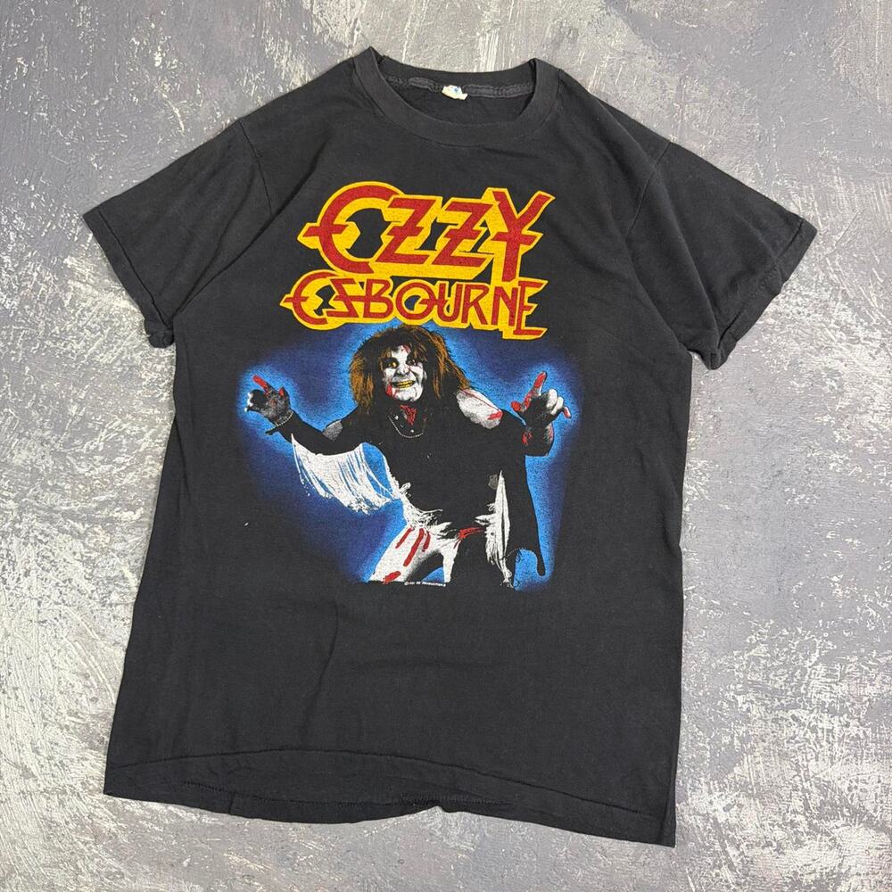 Vintage 1981 ozzy osbourne diary Diary of a Madman T-Shirt